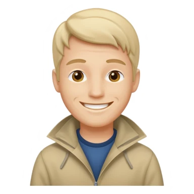 Make a man with a sou’wester, the cap that you use when it rains sticker