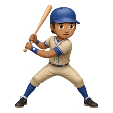 baseball player practicing sticker