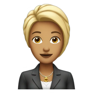 business lady sticker