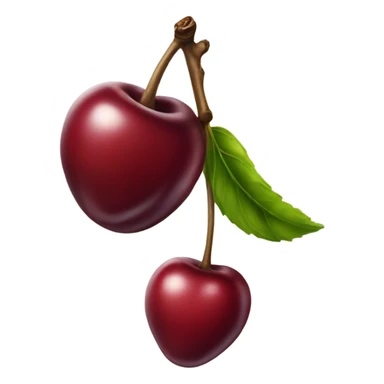 Cornel cherry sticker