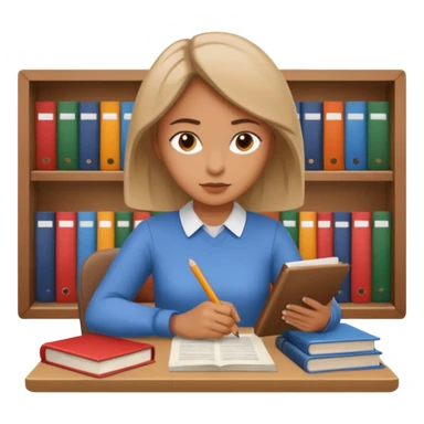 women working with paper and books sticker