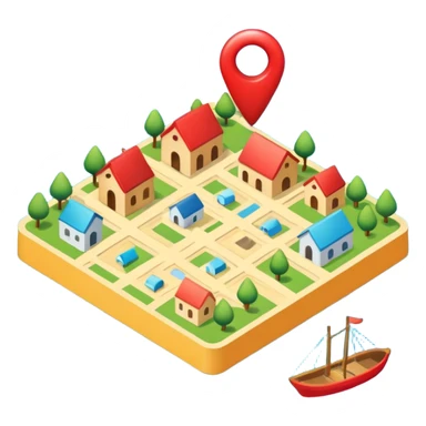 Location map sticker