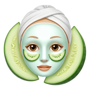 a skincare beauty mask pack for face sticker