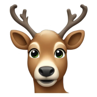 swedish reindeer sticker