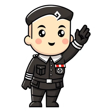 “Welcome to nazi land” poster sticker