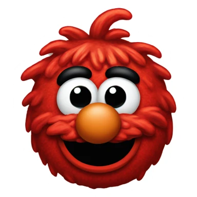 Cute Elmo head sticker