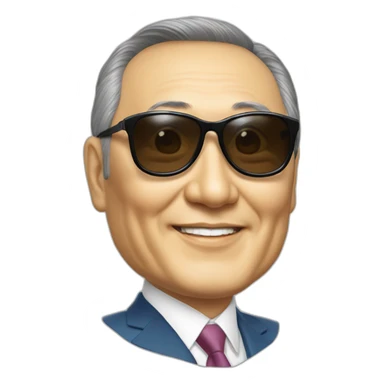 Nazarbayev Nursultan sun glasses sticker