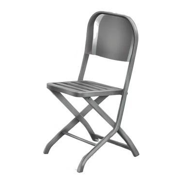 steel folding chair sticker