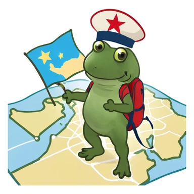 Syria map outline sticker