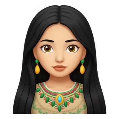 Mexican girl sticker