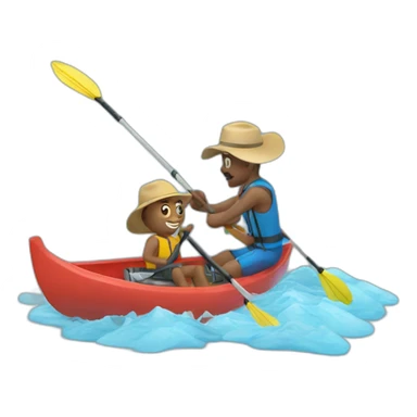 Man getting fish off of hook with a kayak paddle sticker