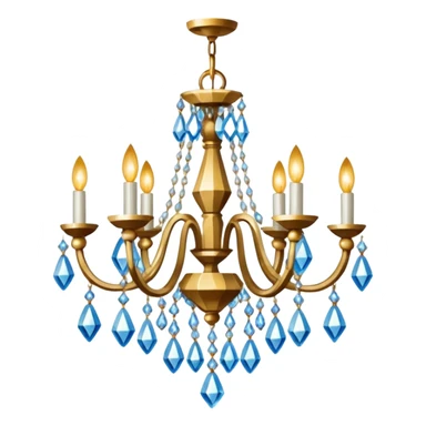 crystal chandelier sticker