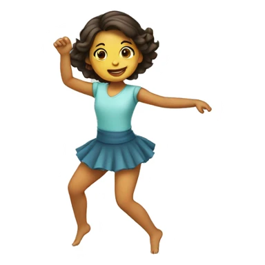 Niña bailando  sticker