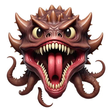 Demogorgon monster from Stranger Things sticker