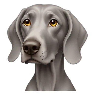 weimaraner agility sticker