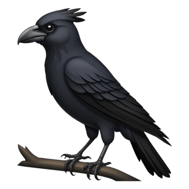 Valkyrie crow sticker