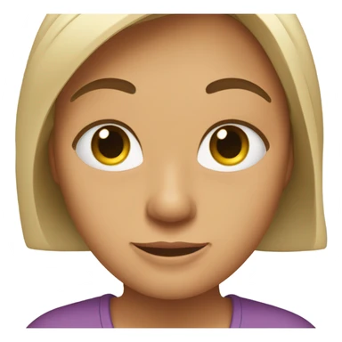 una dona con ojos manos y pies sticker