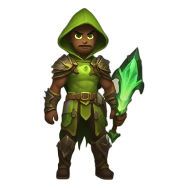 World of Wacraft demonhunter sticker