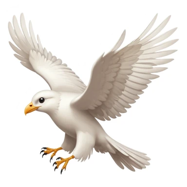 Bird in flight sticker