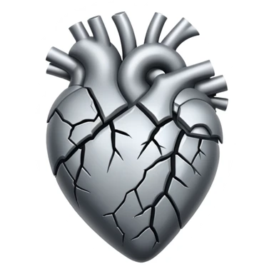 Wilted heart emoji sticker