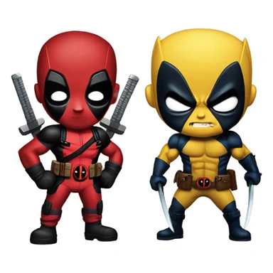 Deadpool and wolverine sticker