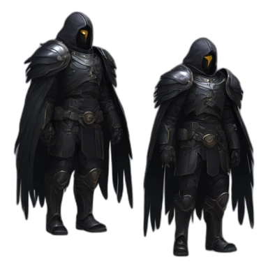 Raven, black armour, 40k, corax sticker