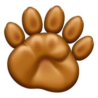 Dog paw raised in a clenched salute sticker