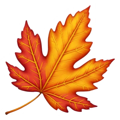 autumn leaf sticker