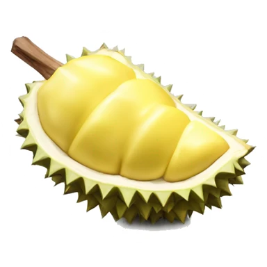 Durian fruit sticker
