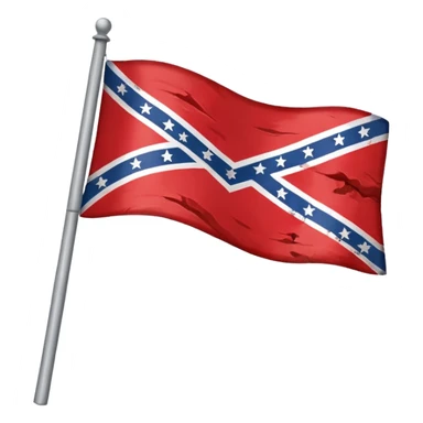 Rebel flag sticker