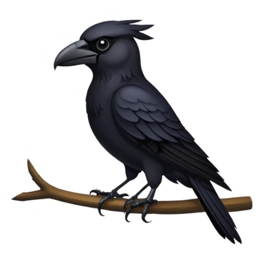 Valkyrie crow sticker
