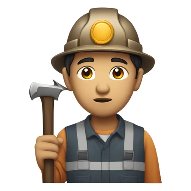 asian miner sticker