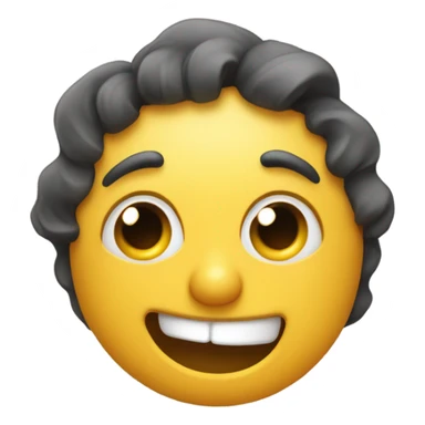 Confused and bewildered smiley emoji sticker