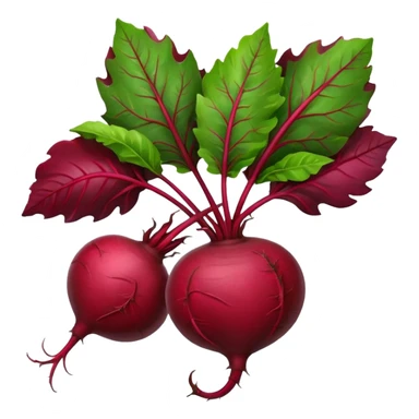 whole beet with leaves sticker