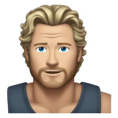 Blake shelton blue eyes dirty blonde sticker