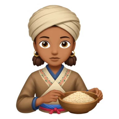 Milling rice mission  sticker