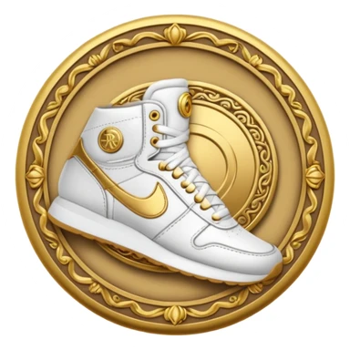 circular achievement style badge for Renaissance Sneakerhead sticker