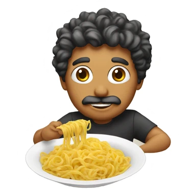 create me an emoji who loves pasta sticker