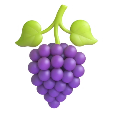a single grape sticker