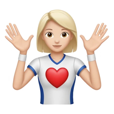 🏐🫶🏻 sticker