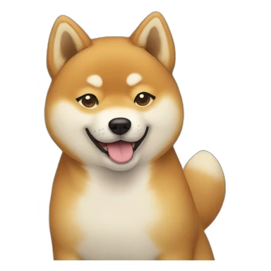 Awkward shiba inh sticker