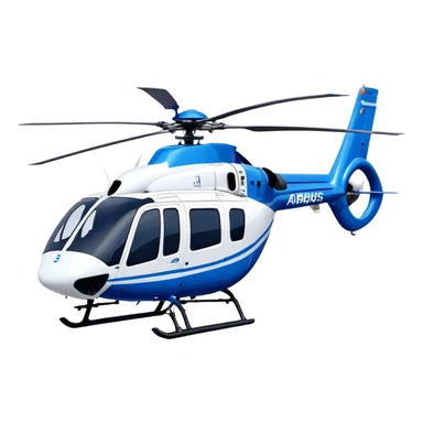 Eurocopter EC135 - Airbus Helicopters (Model Year: 2020) (Iconic colour: Blue and white) sticker