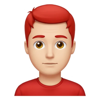 red t-shirt  men  sticker