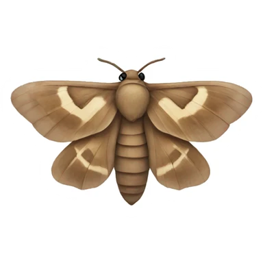 Moth sticker