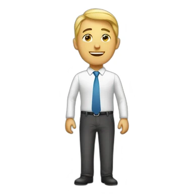 Business person sticker
