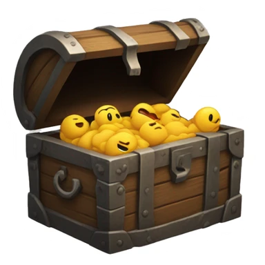 Mimic chest open is sad sticker