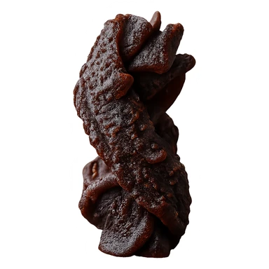 Isolate the licorice twist on a transparent background, removing all background elements. sticker