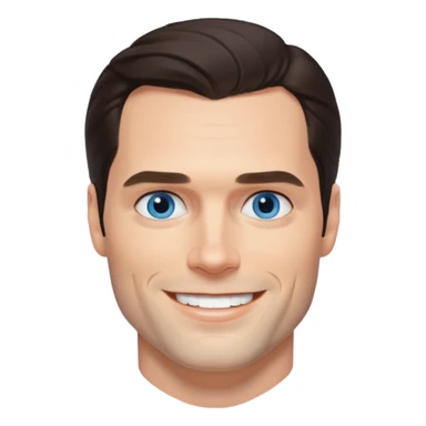 Henry Cavill with blue eyes sticker