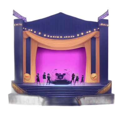 kpop concert stage  sticker