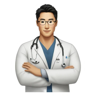 Daniel henney medical student no glasses sticker